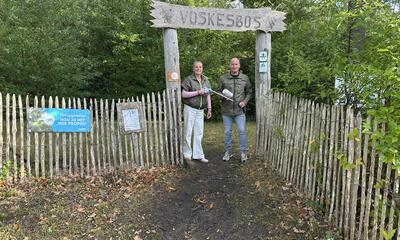 Lode en Vicky voskesbos